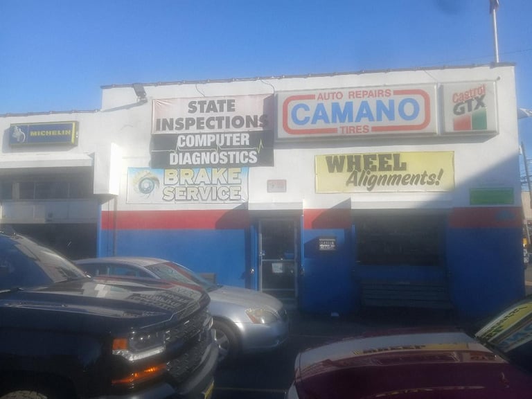 Camano Auto Repair shop exterior in Elizabeth, NJ